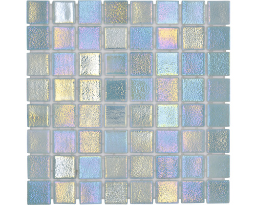 Glasmozaïek VP55383PUR vierkant ECO Schelp CRYSTAL 38 PUR 31,6x31,6cm