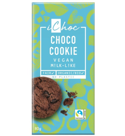 Ichoc Choco Cookie Vegan (80 gr)