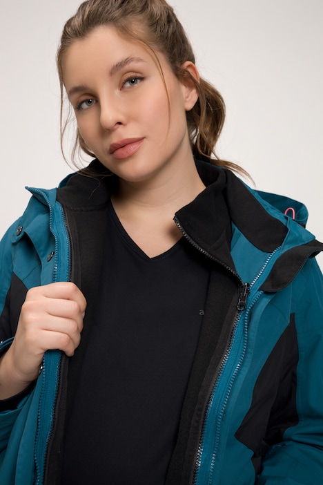 HYPRAR Baukastenjacke, wasserdicht, 2-Wege-Zipper