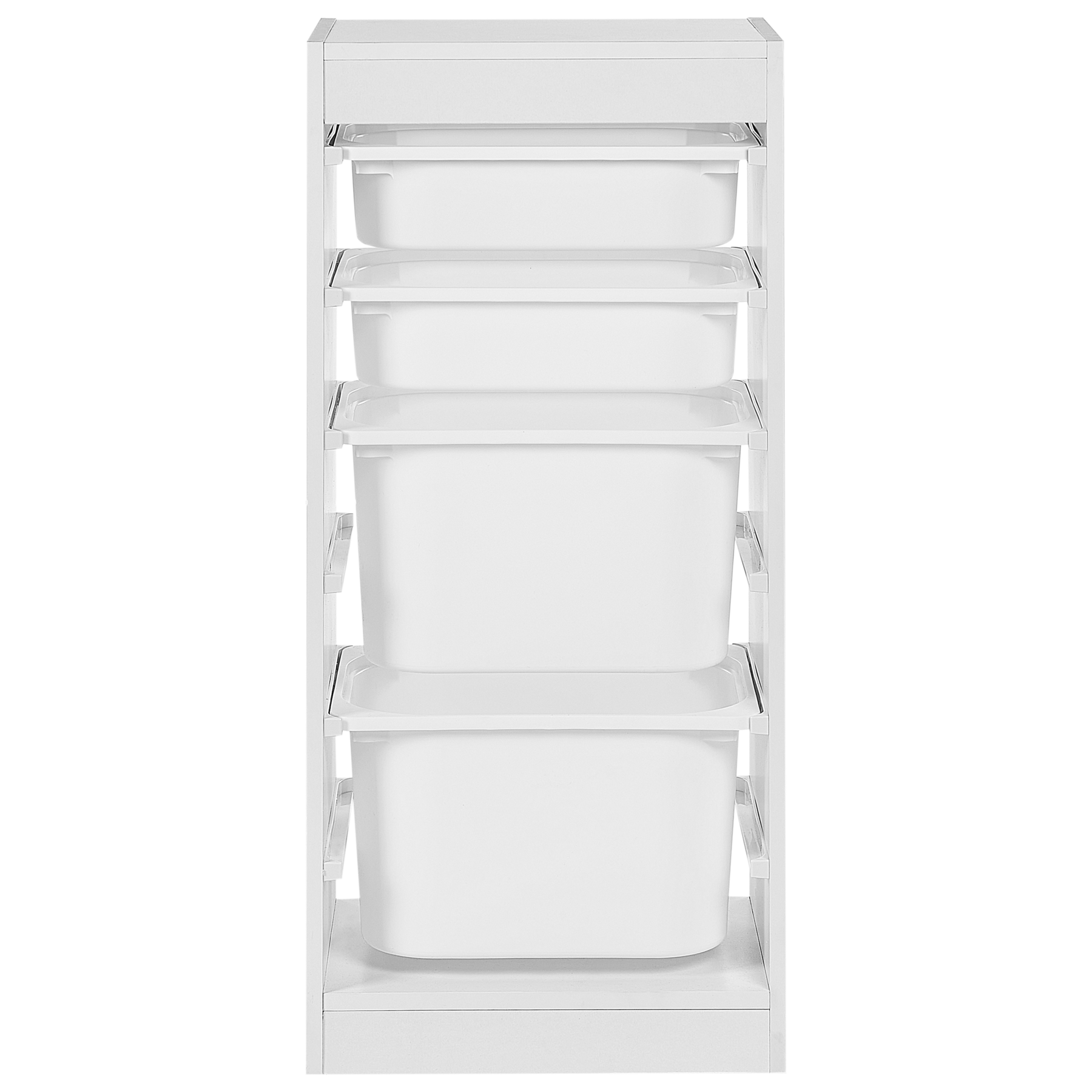 Beliani - TOBIN - Kast met 4 lades - Wit - Vezelplaat