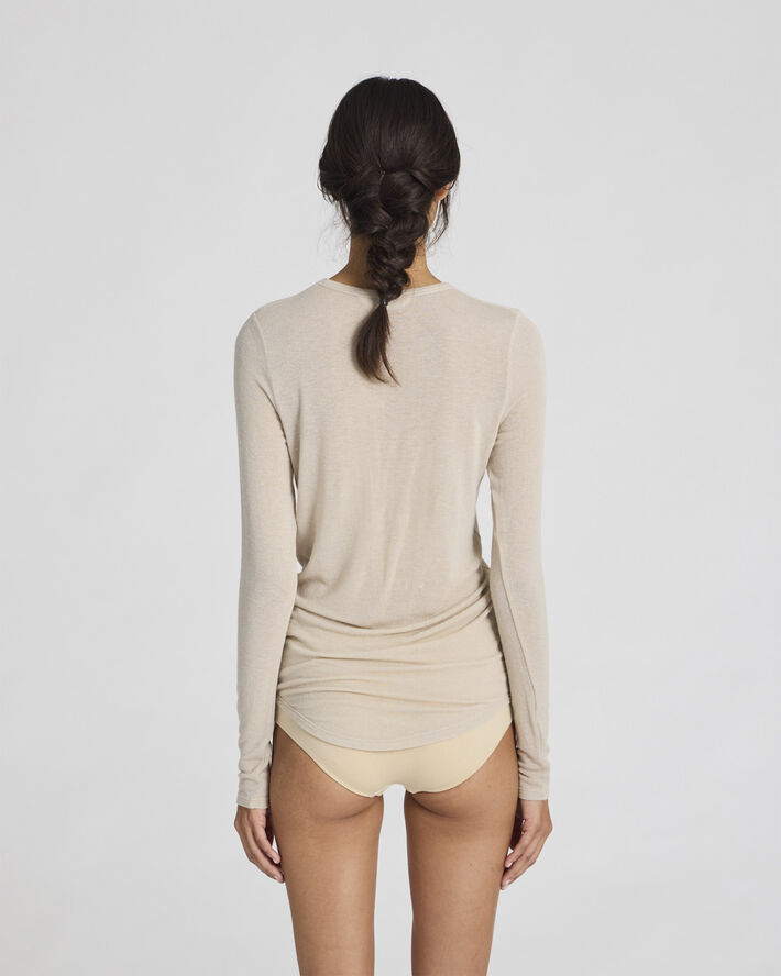 Gai&Lisva Thyra L/S Wool Top Smoke gray