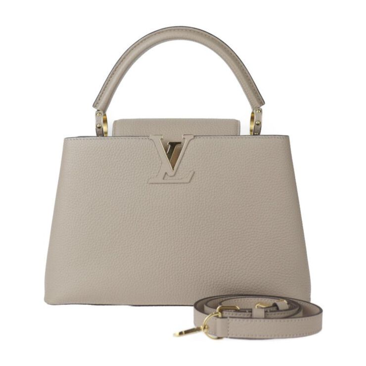 Louis Vuitton Vintage Louis Vuitton Capucines Beige