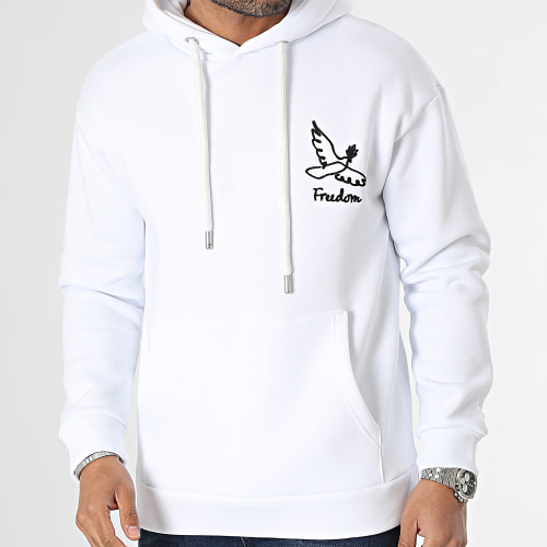 Sweat Capuche Blanc
