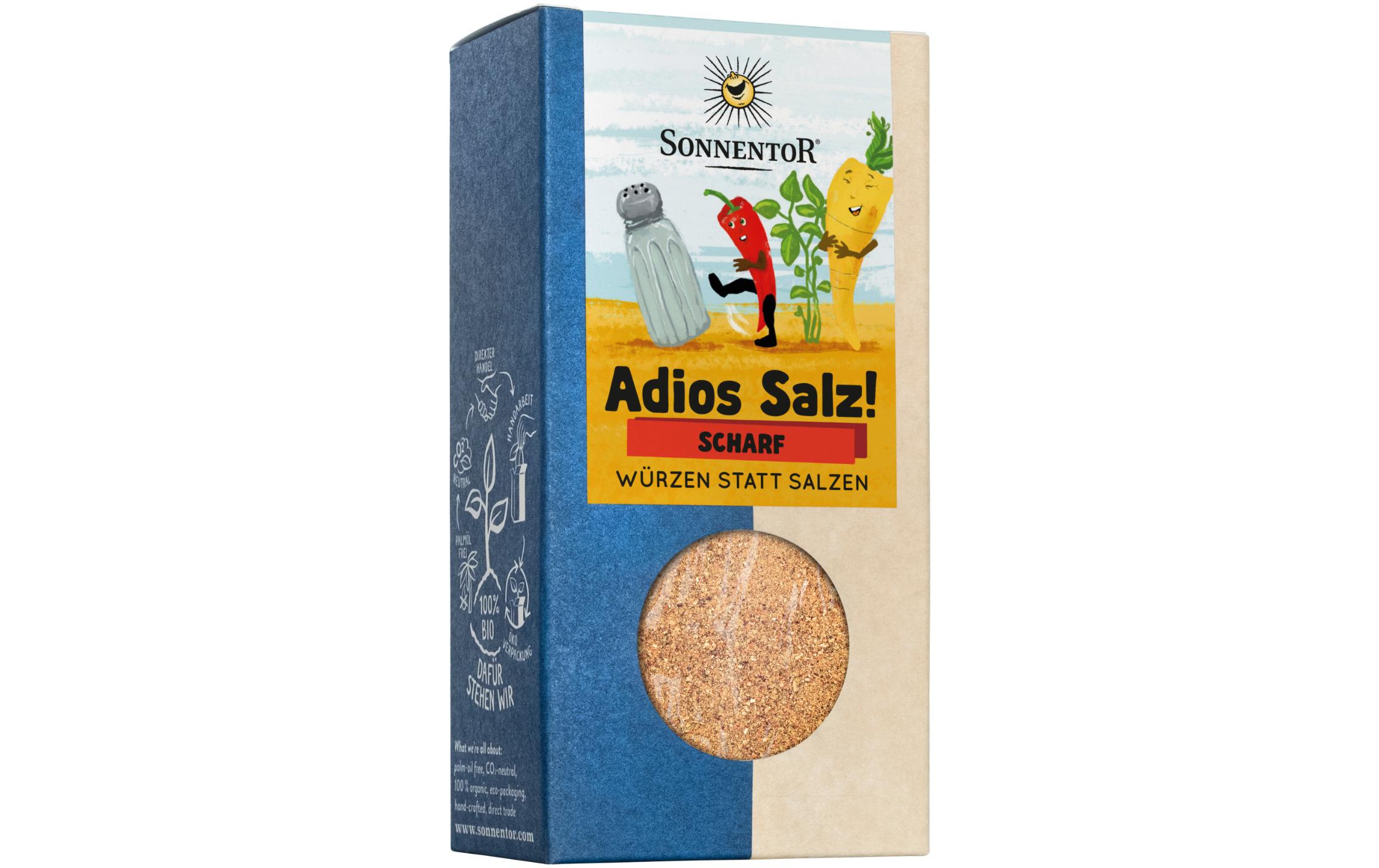Bio Gemüse-Kräutermischung scharf Adios Salz! 50 gScharfe Gewürzmischung in Bio-Qualität