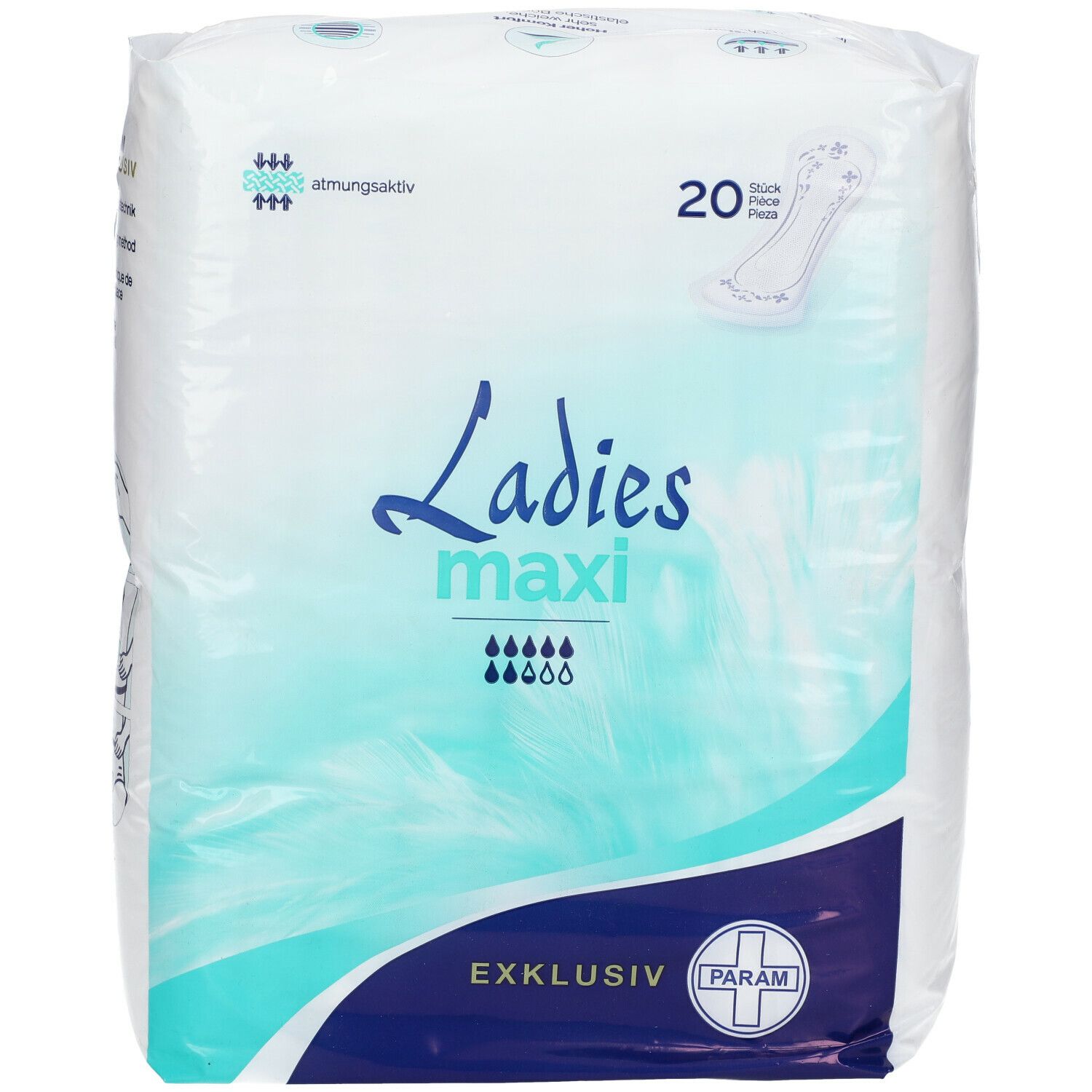 PARAM Ladies Exklusiv Inkontinenzeinlagen maxi