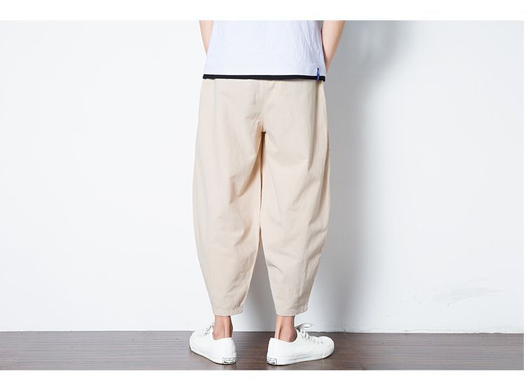 Ninine - Cropped joggingbroek met trekkoord
