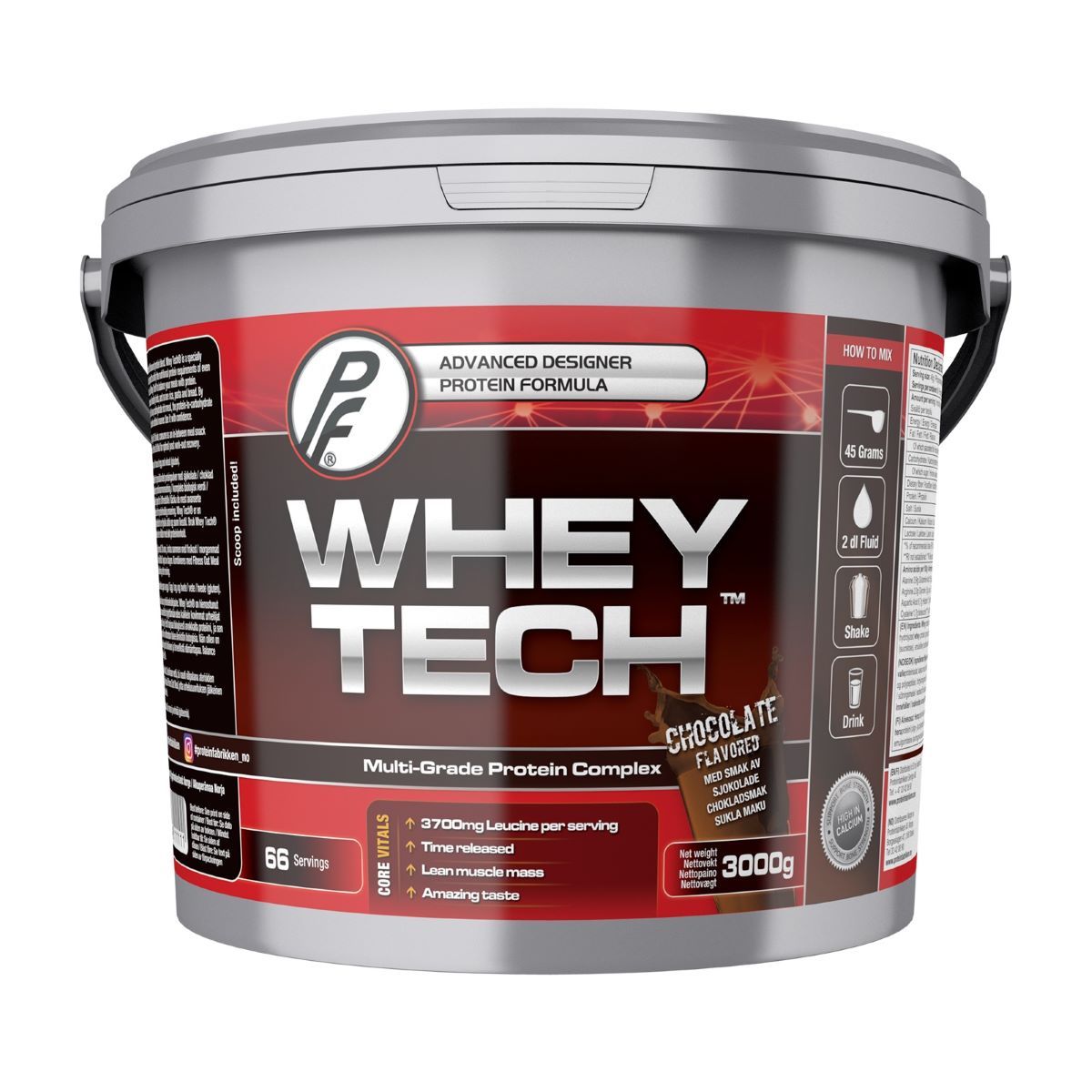 Whey Tech Protein Chocolate 3 kg
