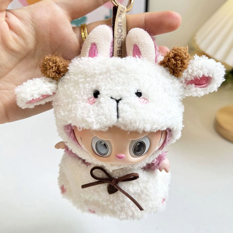 Masoom - Schapencape Poppenkleertjes - 17cm