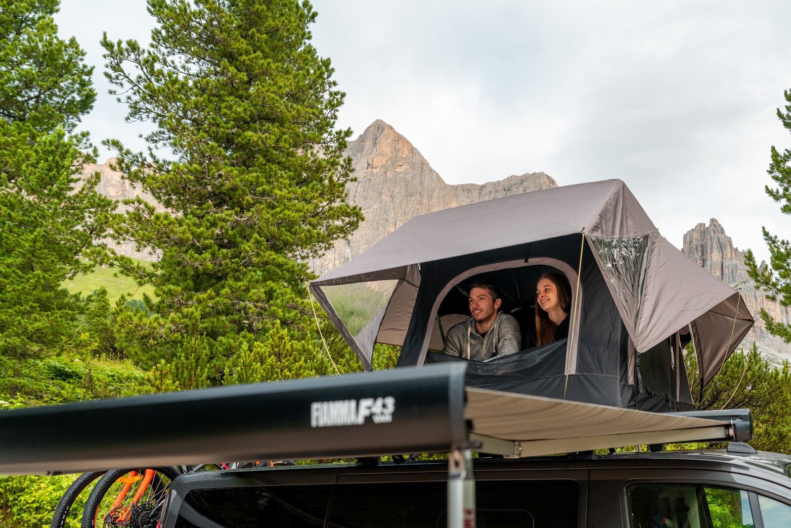 Fiamma F43van 270 Markise für Campingbusse schwarz 270 cm