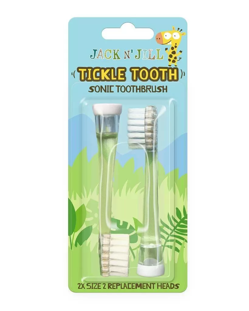 Jack N' Jill Ticke Tooth Tandbørstehoveder - 2 stk.