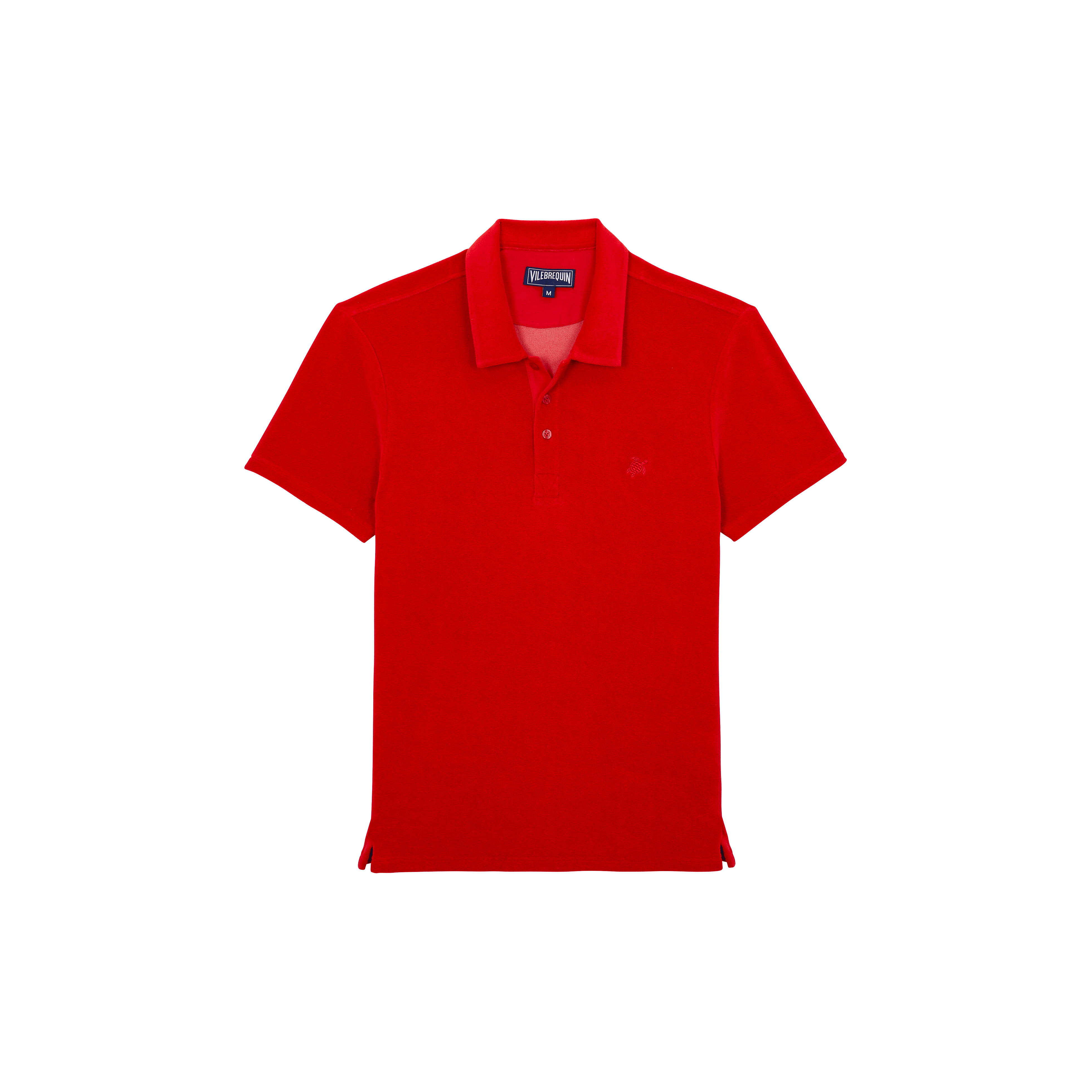 Polo en Coton Éponge Organique Homme Uni