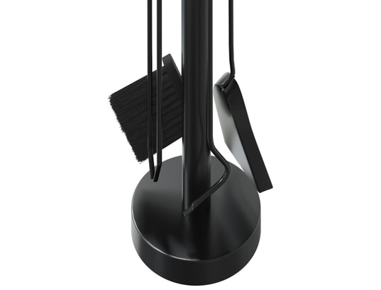 VIDAXL - Accessoires cheminée Set d’outils de cheminée 5 pcs 18x56 cm acier