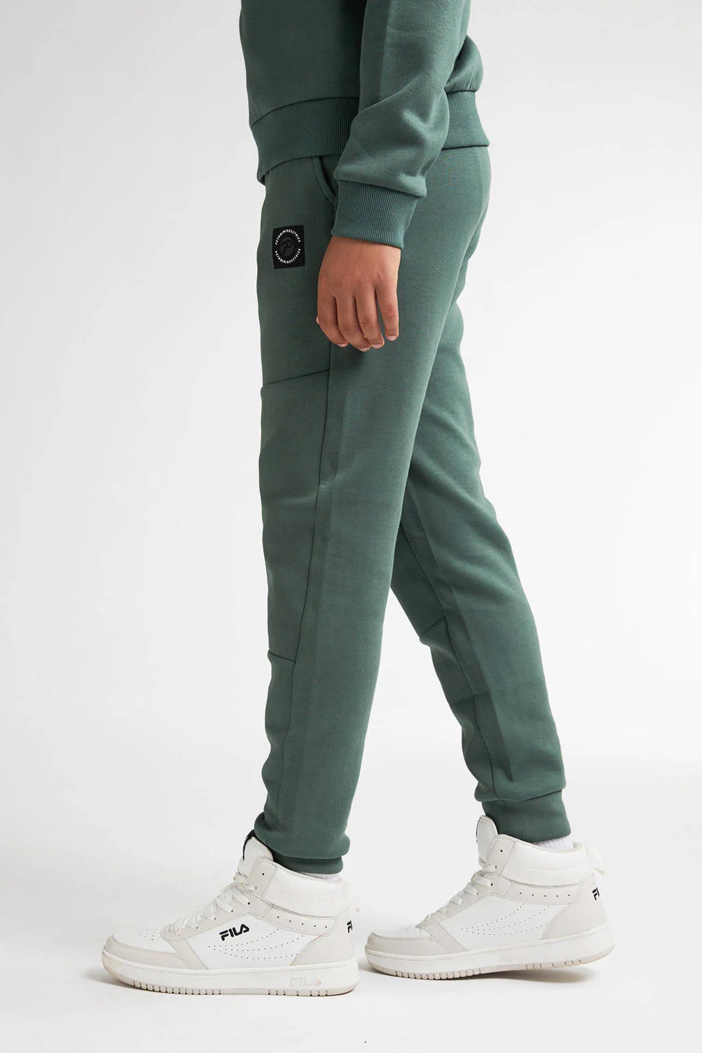 Petrol Industries regular sweatpant donkergroen