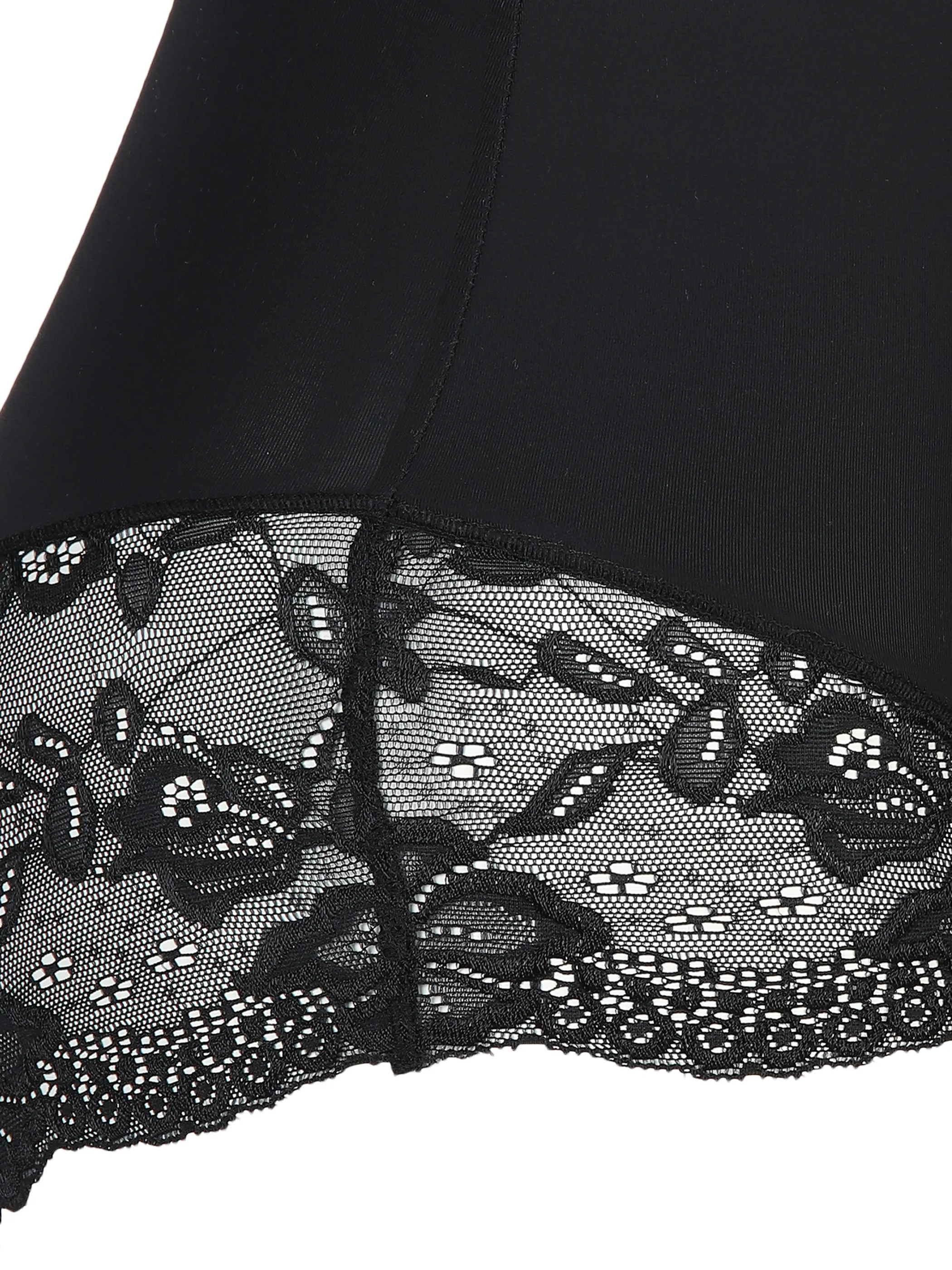 Damen Miederhose mit Spitzenbesatz