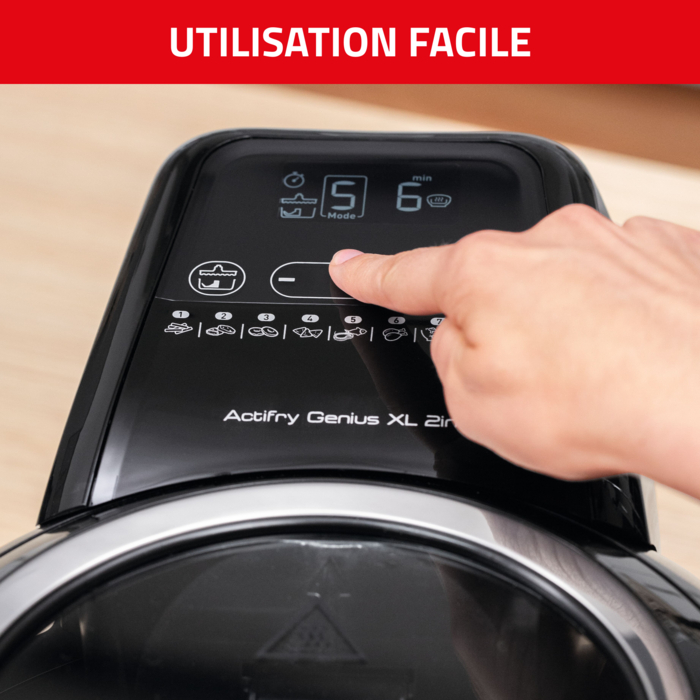 Actifry Genius XL, Friteuse sans huile 1,7 Kg (6 pers.), air fryer, 9 prog.