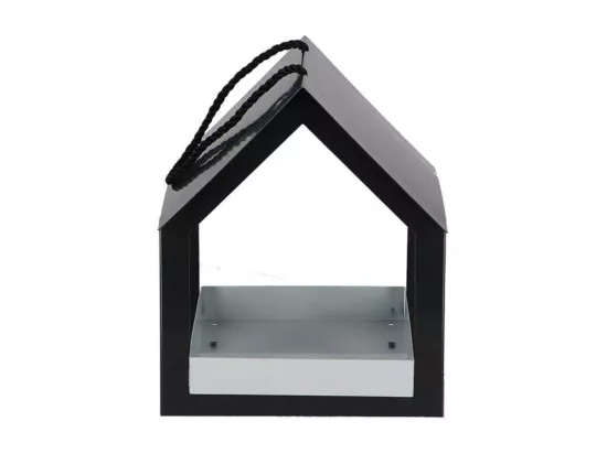 Mangeoire suspendue anthracite/blanc - Esschert Design