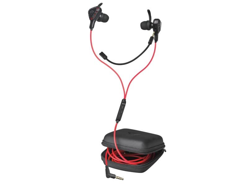 Trust Headset GXT 408 Cobra Rot/Schwarz Gaming-Ohrhörer für alle Plattformen