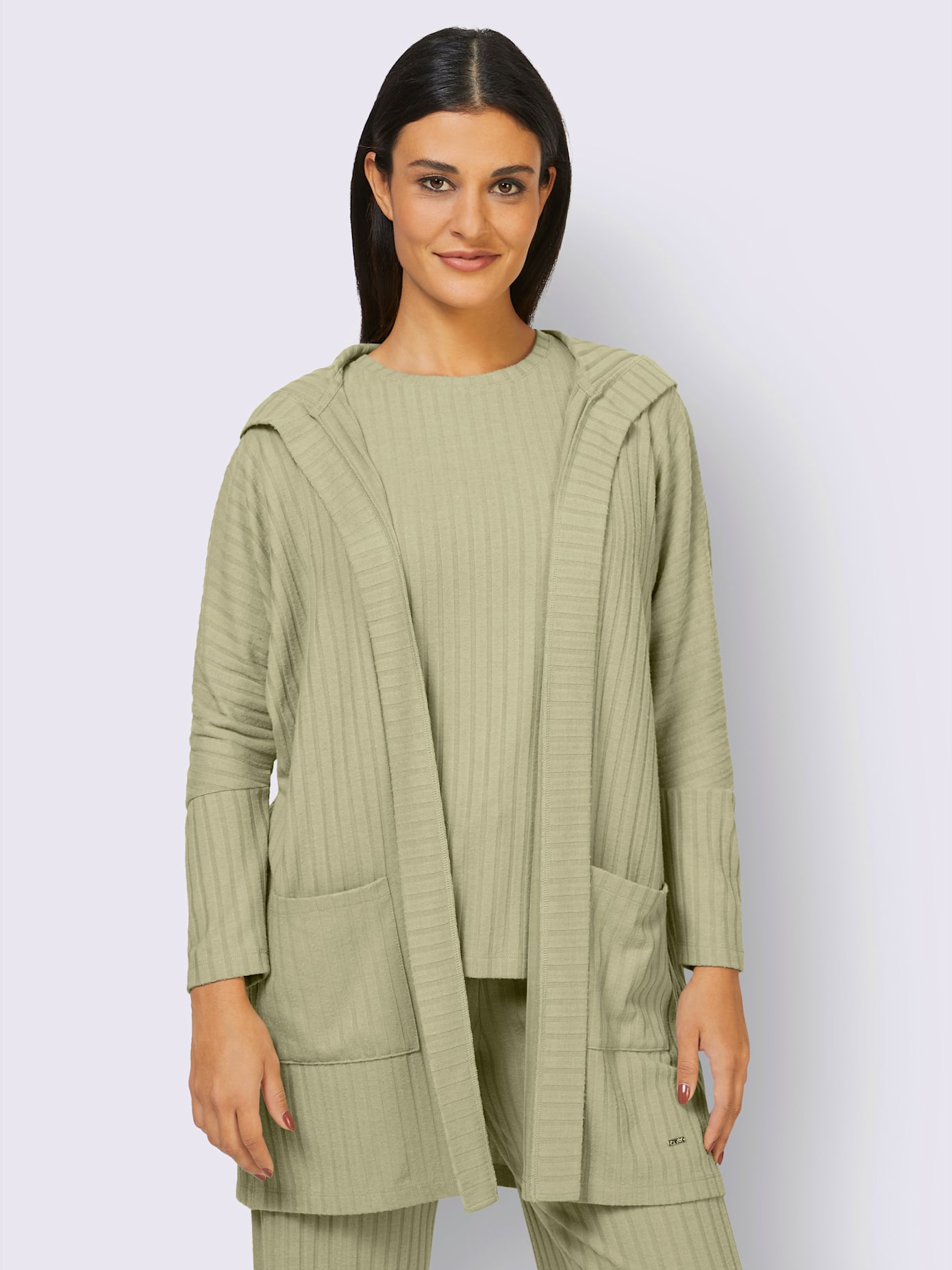 Veste qualité côtelée confortable
