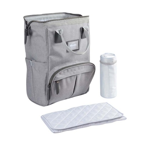 Sac à langer Wellington- gris chiné - BEABA