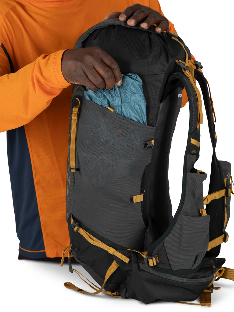 Osprey Talon Velocity 30 Dark Charcoal/tumbleweed Yellow
