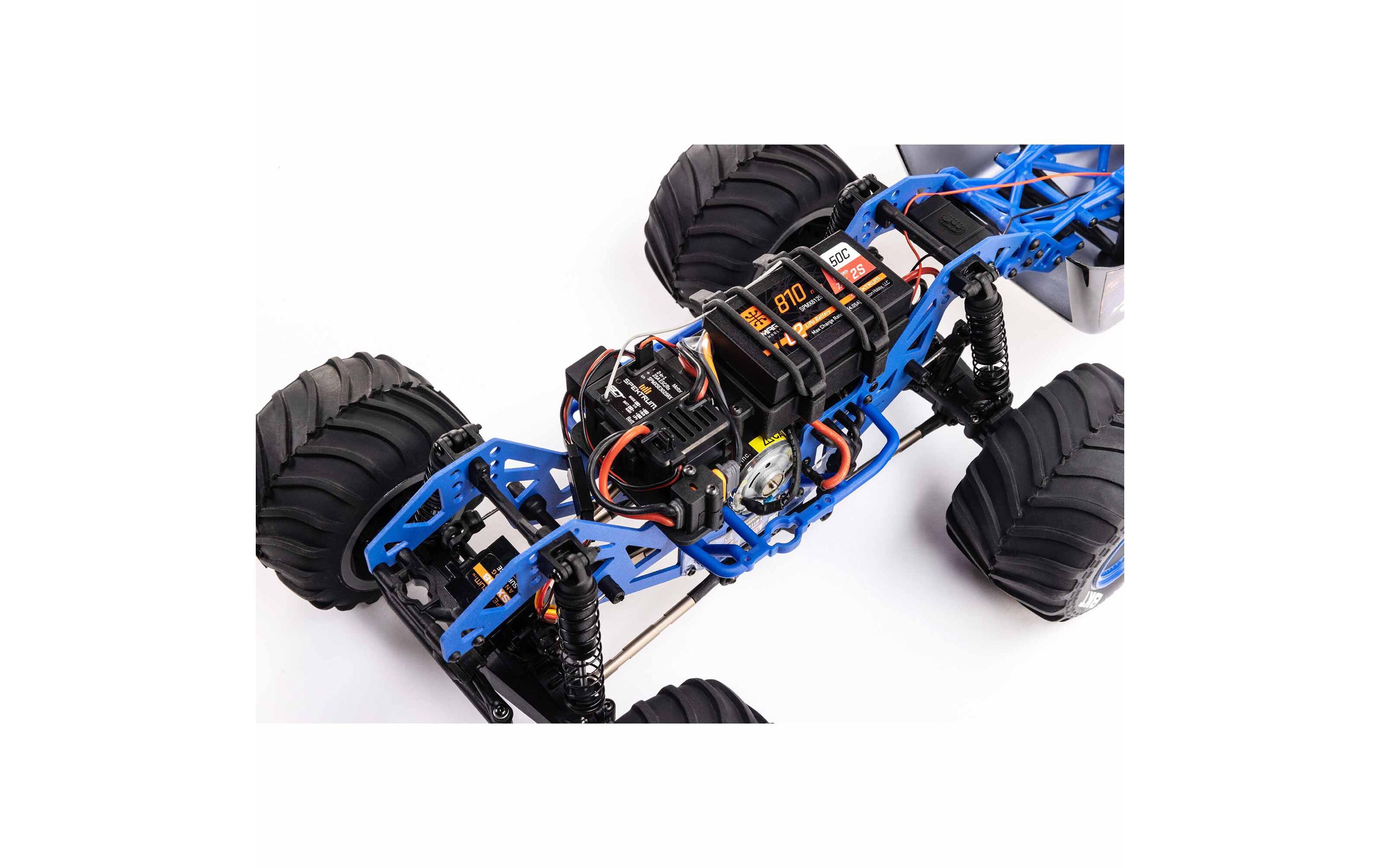 Monster Truck Mini LMT 4WD Son Uva Digger Blau, RTR, 1:18<br>Vollwertiger Monstertruck mit Starrachsen im Mini-Format