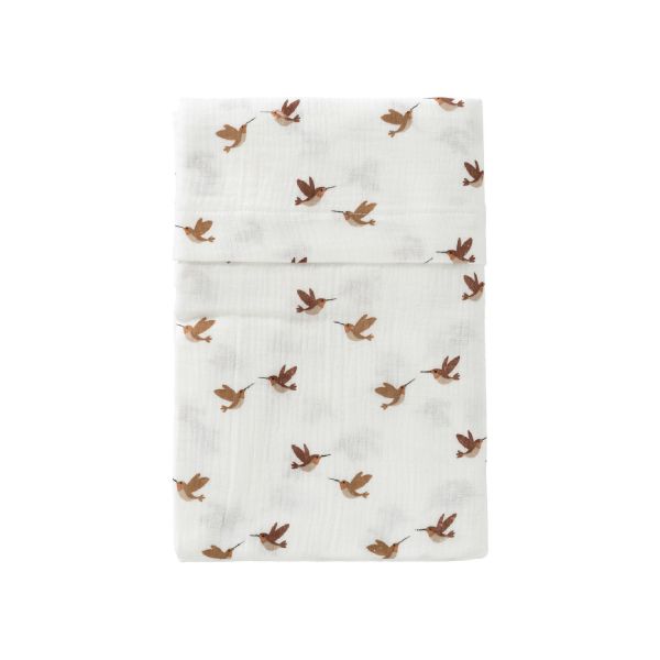 Cottonbaby Soft Ledikantlaken - 120x150 cm - Flying Birds
