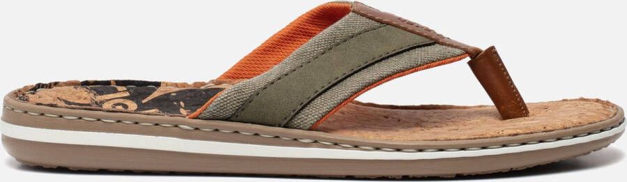 Rieker NU 21% KORTING Slippers met logo opschrift aan de binnenzool