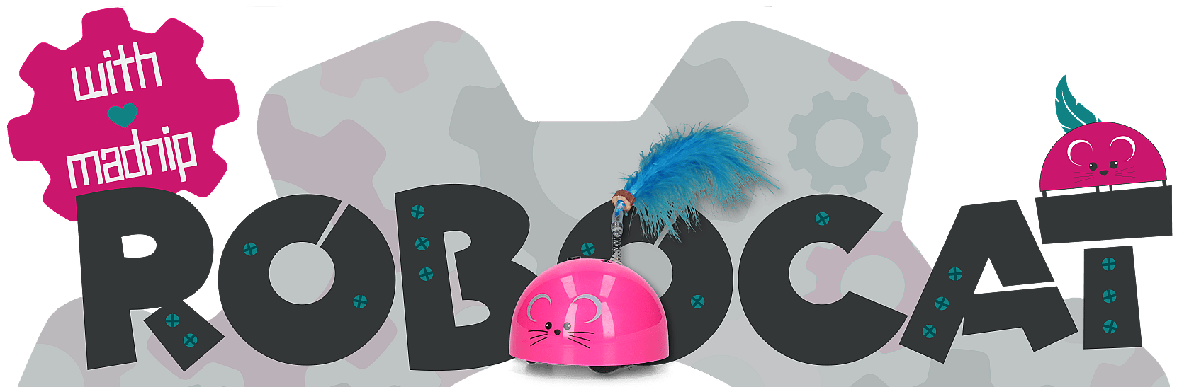 Robocat Mouse Kat | Roze | 12080.1