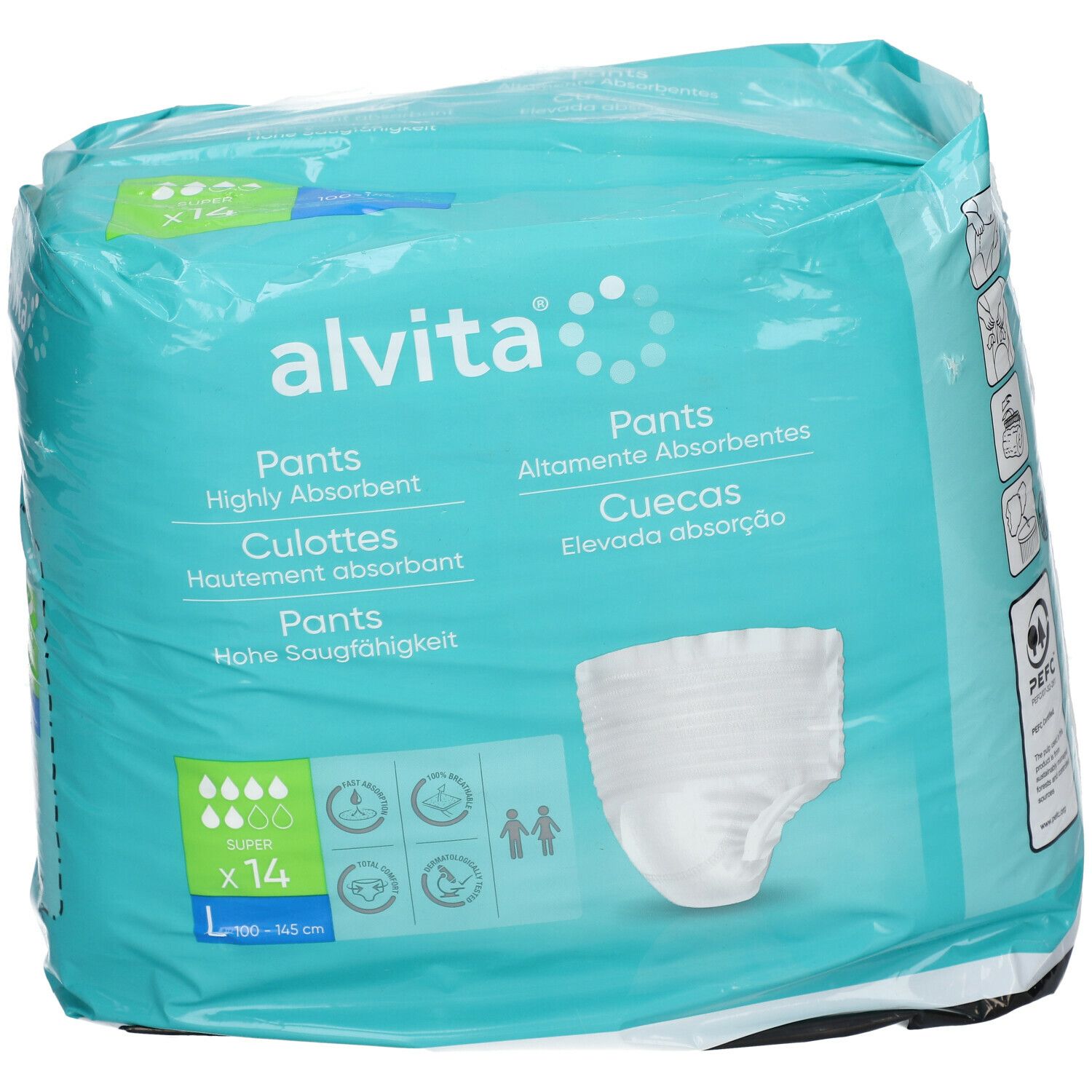 alvita® Inkontinenz Pants Super Large Tag