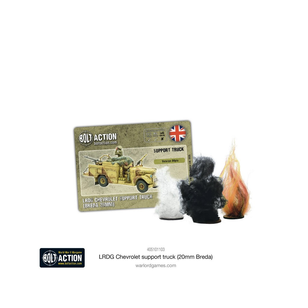 Bolt Action - LRDG Chevrolet support truck (20mm Breda)