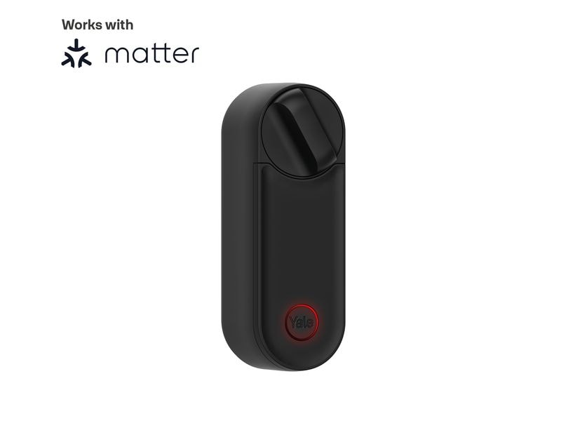 Yale Linus L2 Smart Lock VD-Kit, Schwarz Intelligentes Türschloss mit Smart Video Doorbell inklusive