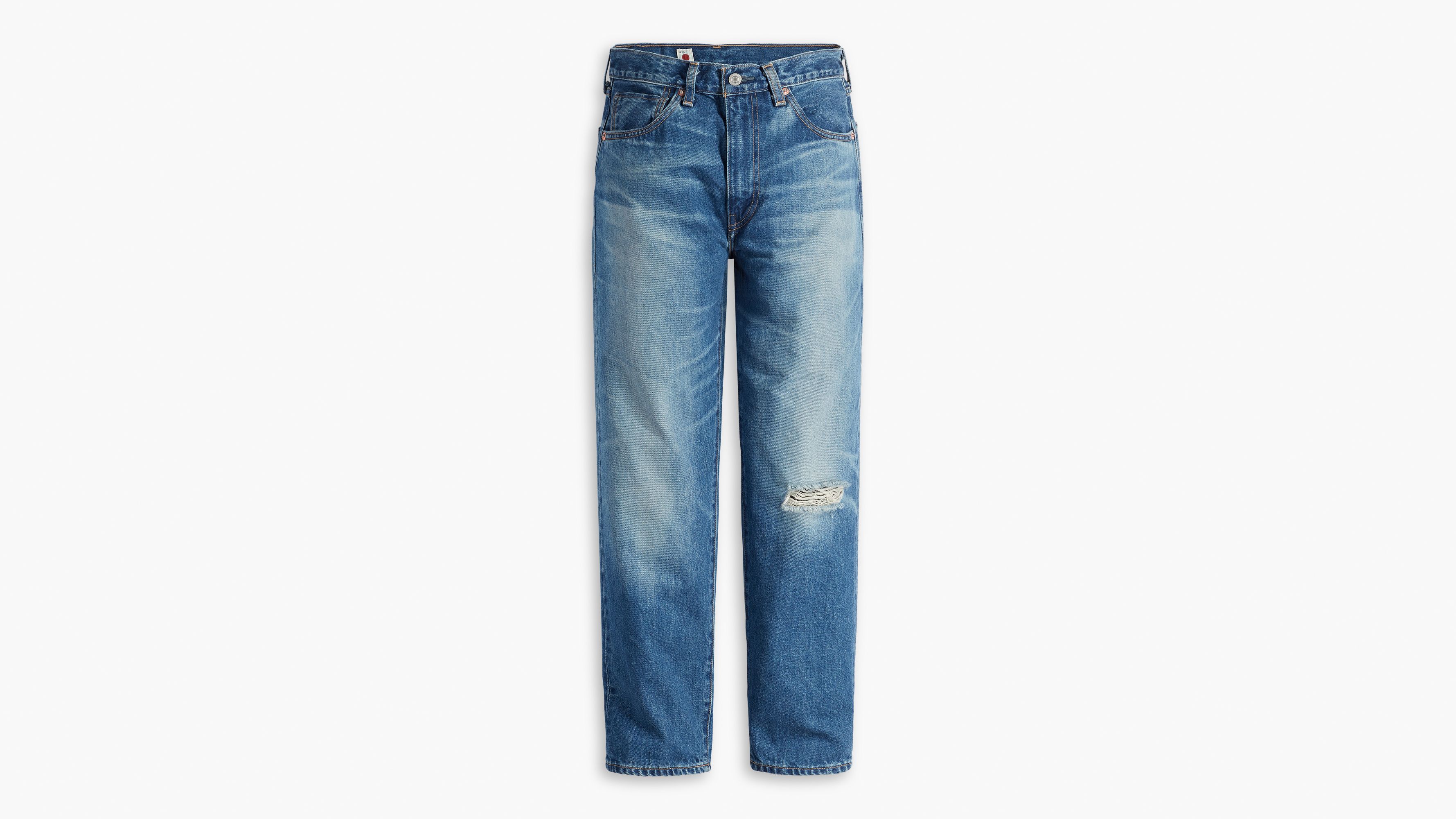 Jean Levi's® Column fabriqué au Japon - Mij Monsho Medium Worn In - Bleu