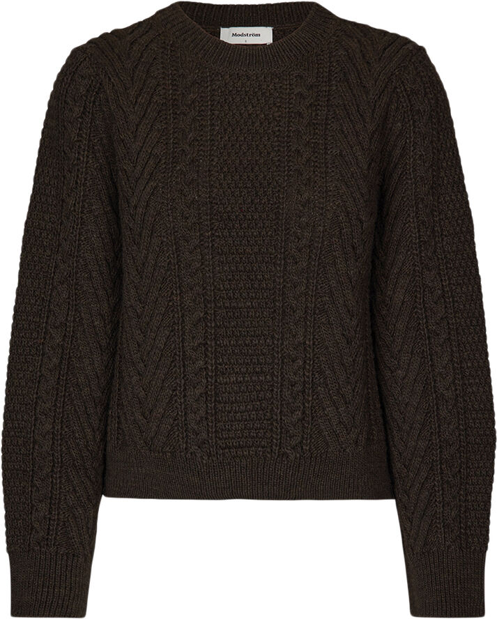Modström GrannonMD Wool o-neck Chocolate