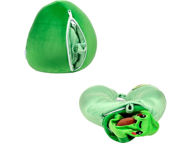 Sombo Reisekissen Avocado Grün 2 in 1 Plüsch & Reisekissen