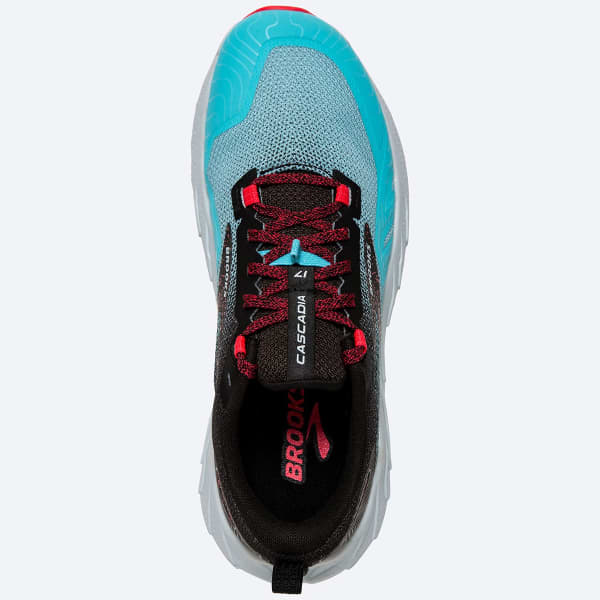 Chaussure trail BROOKS CASCADIA 17 W BLUEFISH/BLACK/DIVA PINK