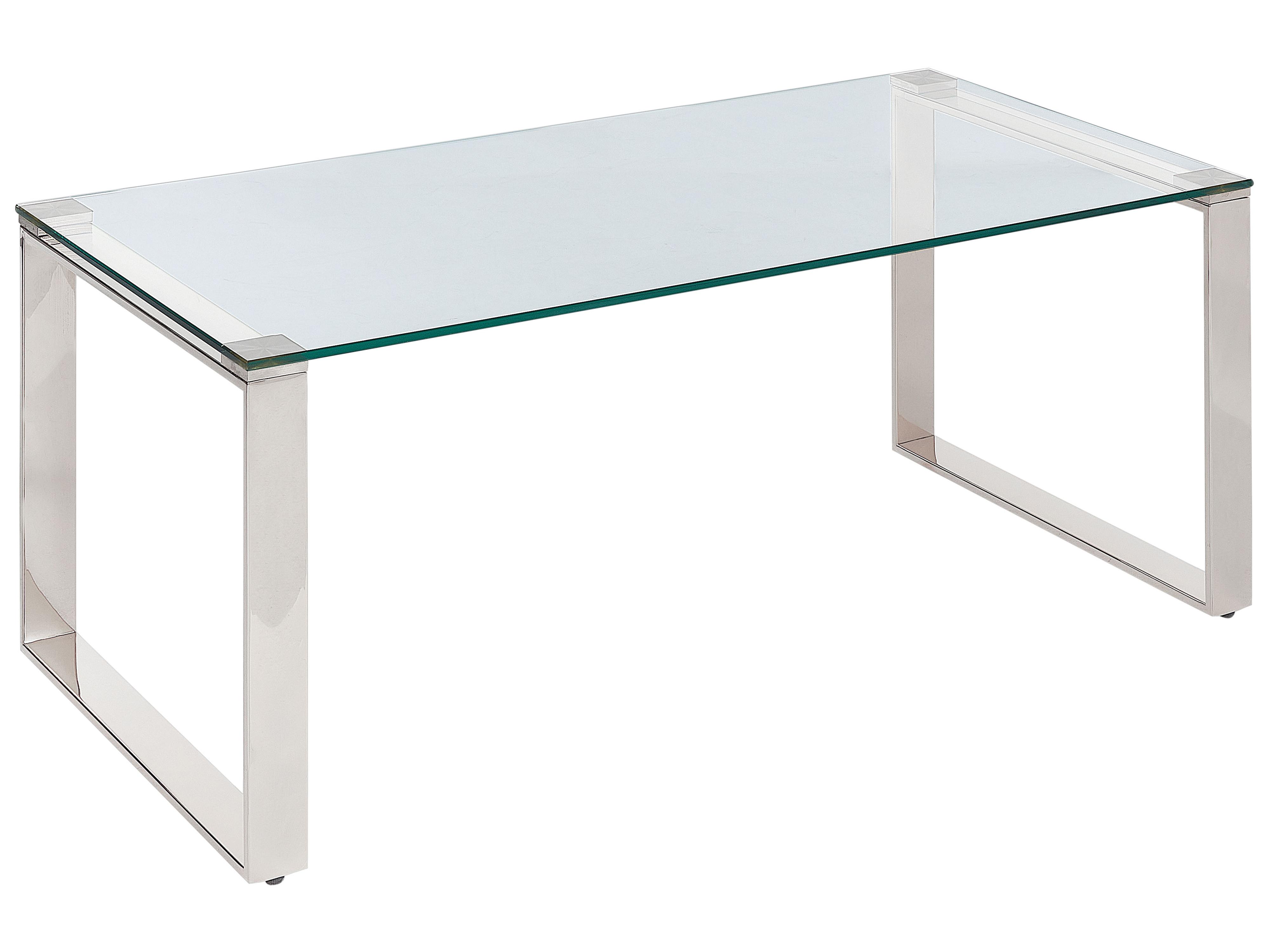 Salontafel TILON Veiligheidsglas Zilver