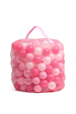 Cloudberry Castle Myke Baller 250 Stk, Rosa/Hvit