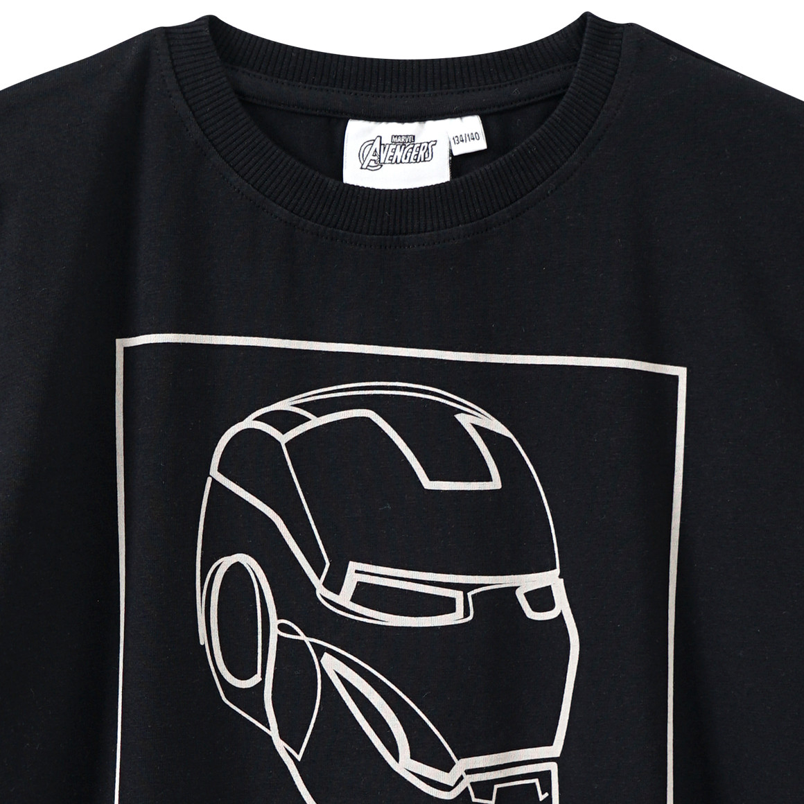 Yigga MARVEL Avengers T-Shirt mit Iron Man-Print schwarz