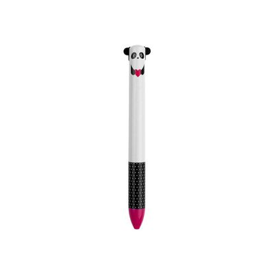 Legami - Stylo à bille 2 couleurs - motif panda