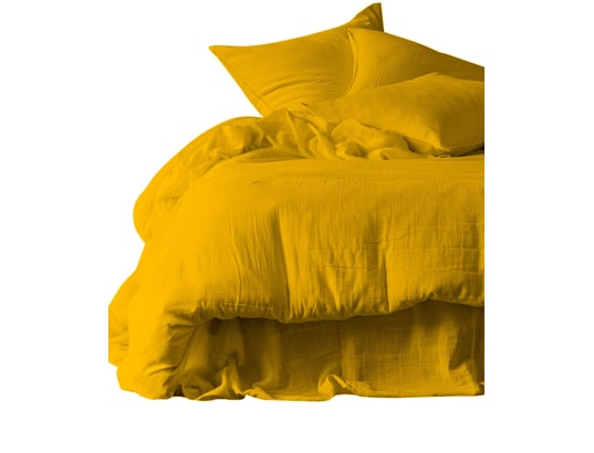 HAOMY - Taie d'oreiller DILI 50x70cm safran