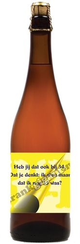 34 jaar Blond Bier 75 cl