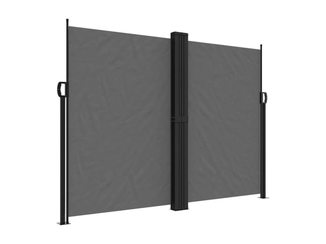 Auvent latéral rétractable anthracite 180x1000 cm