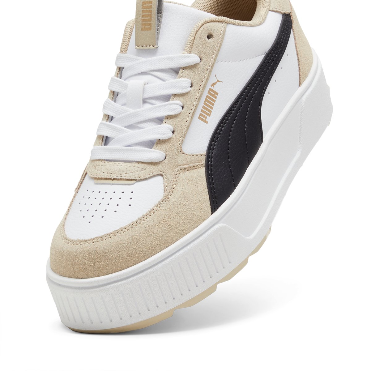 PUMA-Karmen rebel-Baskets - Talon plat - Autre Beige