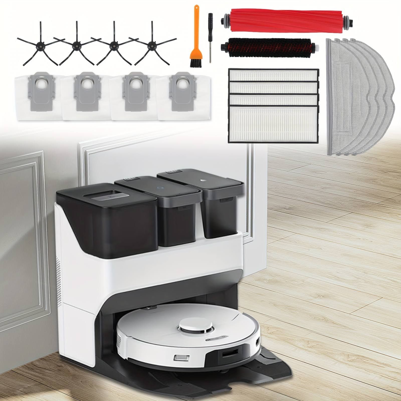 Saugroboter mit wischfunktion, Saugroboter mit station, Saug und wischroboter mit station, Roborock S7MAX/S7 MAX Ultra Staubsauger Zubehörset -