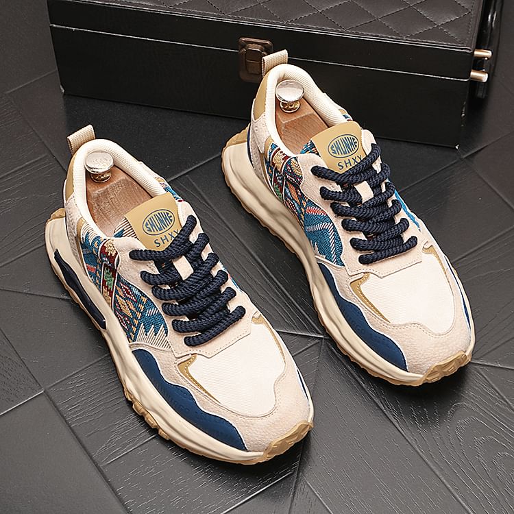Mr Ozera - Patchwork veterschoenen