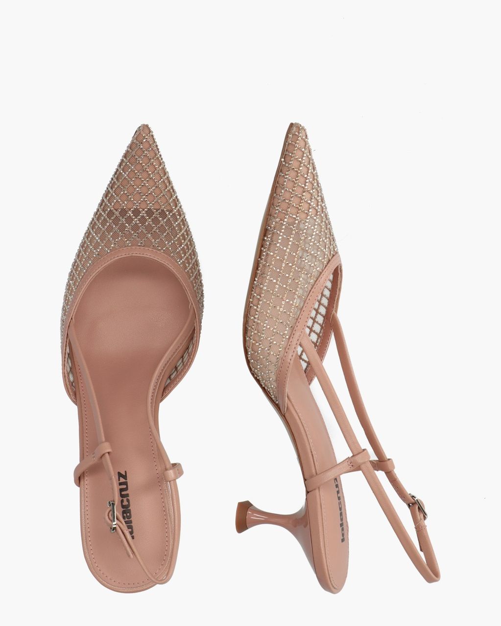 Lola Cruz Ruby Oudroze Dames Slingbackpumps