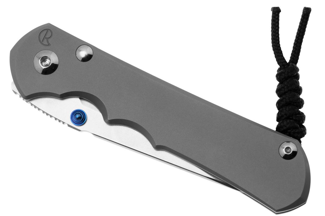 Chris Reeve Large Inkosi LIN-1122 CPM MagnaCut Insingo, Plain Glass Blasted Titanium, zakmes