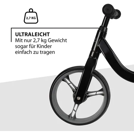 Hudora Laufrad Ultralight Alu, schwarz