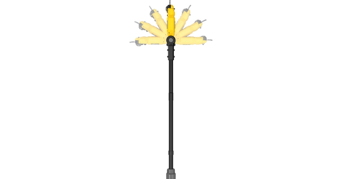Stanley18V FATMAX V20 accu-takkenschaar - 2Ah accu  (Geel/zwart,  Accu en oplader inbegrepen, telescopische steel)