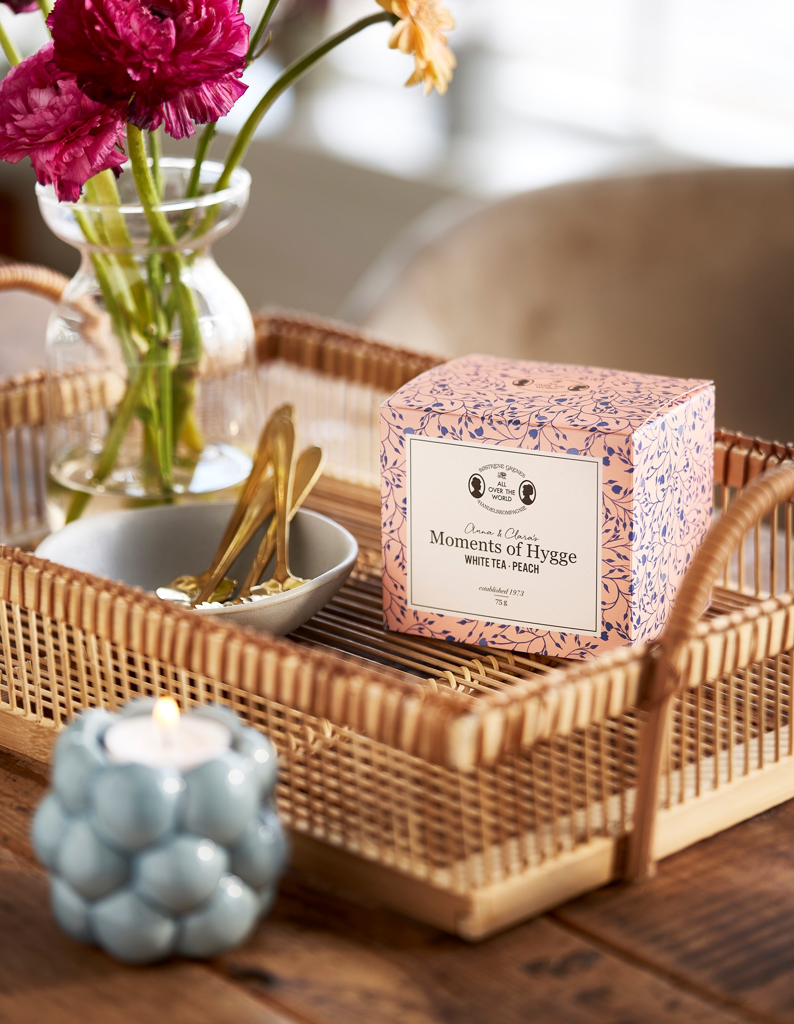 Hvid te - Fersken | Moments of 'Hygge'. Løs te. 75 g.